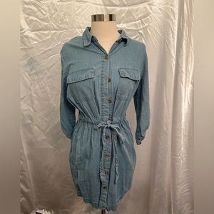 Denim Button down Dress
